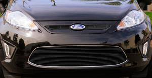 13-14 Ford Fiesta T-Rex Billet Series Bumper Grille - Black, Aluminum