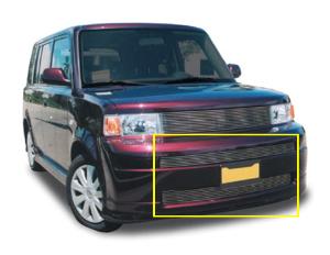 2003-2007 Scion XB T-Rex Bumper Billet Grille Insert 2 Piece (6, 8 Bars)
