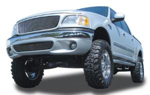 1999-2002 Ford F150, 1999-2002 Ford Expedition T-Rex Vertical Billet Grille Insert (60 Bars)