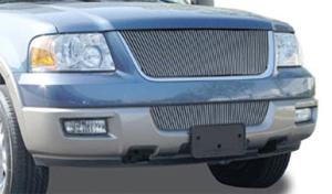 04-06 Ford Expedition (Except XLT) T-Rex Billet Series Bumper Grille - Polished, Aluminum