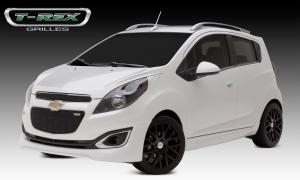 13-14 Chevrolet Spark T-Rex Sport Series Mesh Grilles - Black, Steel