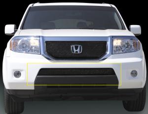 2009-2010 Honda Pilot T-Rex Sport Series Formed Mesh Bumper - Black Powdercoat