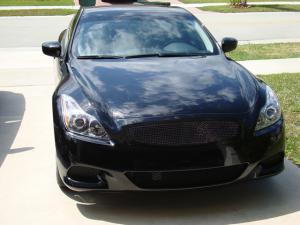 2008-2010 Infiniti G-37 Coupe T-Rex Upper Class Mesh Grille - All Black With Formed Mesh