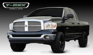 2006-2008 Dodge Ram Pick Up T-Rex Upper Class Polished Stainless Mesh Grille - 4 Piece Style (Mesh Only - No Frame)