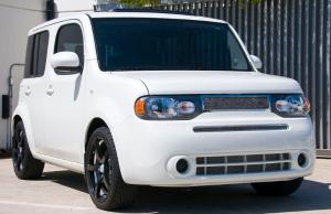 2009-2012 Nissan Cube T-Rex Upper Class Polished Stainless Mesh Grille (Includes Upper Main Grille)