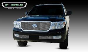 2008-2012 Toyota Landcruiser T-Rex Upper Class Polished Stainless Formed Mesh Grille - Replaces OE 