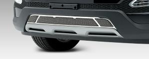 13-14 Hyundai Santa Fe (Sport) T-Rex Upper Class Series Bumper Mesh Grille - 3 Windows Look