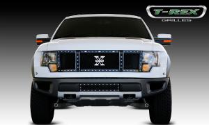 2009-2013 Ford F-150 SVT Raptor T-Rex X-Metal Baja Grille Kit - Black (Grille And Baja Bars™ Included )