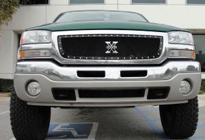 2003-2006 GMC Sierra T-Rex X-Metal Series - Studded Main Grille - All Black 