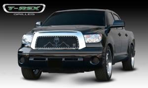 2010-2012 Toyota Tundra T-Rex Urban Assault Grunt - Studded Main Grille With Soldier - Black OPS Flat Black