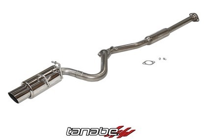13-14 Subaru BRZ, 13-14 Scion FR-S Revel Medallion Touring-S Exhaust System -- Single Canister, Single Wall Tip, Exit Exhaust