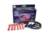 01-05 Ford Explorer 4.0L Sohc 6 Cylinder, 01-08 Ford Ranger 4.0L Sohc 6 Cylinder, 01-08 Mazda B4000 4.0L Sohc 6 Cylinder Taylor Spiro-Pro Spark Plug Wires - 8mm Custom 6 Cyl Black