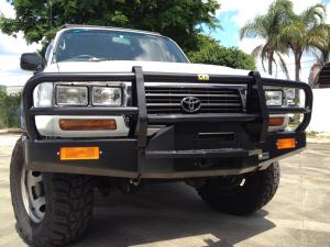  Landcruiser 80 Series,  LX450 TJM T13 Steel Winch Bar