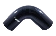 Universal Torque Solution TQS Silicone Couplers - Black - 90 Degree Silicone Elbow: 3 inch Black Universal