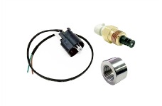 Universal Torque Solution TQS Adapter Harnesses - Fast Response SD IAT Sensor Kit GM Style IAT Sensor w/ Pigtail & Aluminum Weld Bung