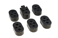2011 Mazda 3, 2012 Mazda 3, 2010 Mazda 3, 2013 Mazda 3 Torque Solution TQS Exhaust Mounts - Exhaust Mount Kit Single w/ Downpipe: Mazdaspeed & Mazda 3 2010+