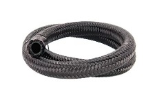 Universal Torque Solution TQS Nylon Braided Rubber Hose - Nylon Braided Rubber Hose -8AN 10ft (0.44in ID)