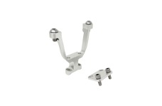 Universal Torque Solution TQS Coolant Tank Kits - Coolant Expansion Tank Pedestal (Silver)