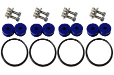 Universal Torque Solution TQS Quick Release Kit - Billet Bumper Quick Release Kit Combo (Blue): Universal