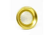 Universal Torque Solution TQS Boost Tubes - Billet Turbo Velocity Stack Shield For 4in Inlet - Gold