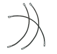 95-04 Toyota Tacoma Base,  Regular Cab,  Sr5 Tuff Country Brake Line - Stainless Steel Braided Brake Hose (3 in. Over Stock) (Rear)