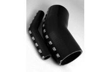 Universal Turbo Smart TS Silicone Elbows - Turbosmart 45 Elbow 1.25 - Black Silicone Hose