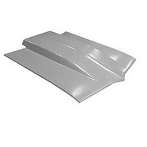67-69 Pontiac Firebird US Body Source Fiberglass Hood - Race Weight, Cowl Induction 3.5