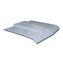 66-67 Chevrolet Nova US Body Source Fiberglass Hood - Race Weight, Cowl Induction 2