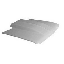 62-65 Chevrolet Nova US Body Source Fiberglass Hood - Race Weight, Cowl Induction 4