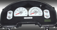 07-08 Ford F150 XLT US Speedo Gauge Faces - Daytona GA (White)