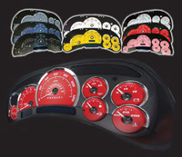 06-07 Hummer H2 US Speedo Gauge Faces - Escalade Kit (Blue)