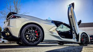 2020-2023 Chevrolet Corvette C8 Vertical Doors Inc Lambo Door Conversion Kit
