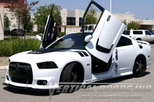 2011-Up Dodge Charger Vertical Doors Inc Bolt-On Lambo Door Kit