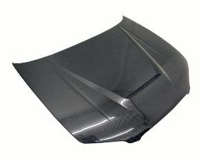 2000-2003 Nissan Maxima 4dr VIS Carbon Fiber Hood - Invader Style