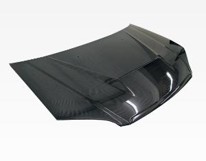 2001-2003 Honda Civic 2dr/4dr VIS Carbon Fiber Hood - Invader Style