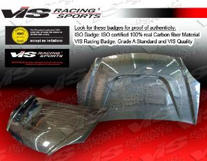 2002-2005 Honda Civic (Si) HB VIS Carbon Fiber Hood - JS Style