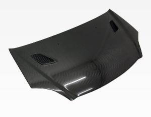 2002-2005 Honda Civic (Si) HB VIS Carbon Fiber Hood - Techno R Style