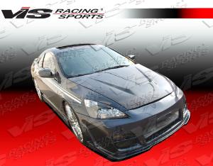 2003-2007 Honda Accord 2dr VIS Carbon Fiber Hood - Invader Style