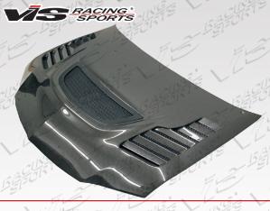 2003-2005 Mitsubishi EVO 8 4dr VIS Carbon Fiber Hood - Tracer Style