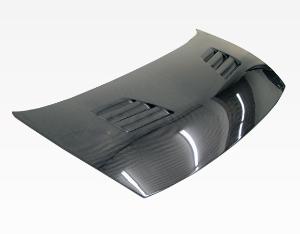 2006-2011 Honda Civic 2dr VIS Carbon Fiber Hood - Techno R Style