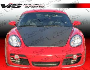 2006-2012 Porsche Cayman 2dr VIS Carbon Fiber Hood - OEM Style