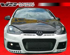 2006-2009 Volkswagen Golf 5 2dr/4dr VIS Carbon Fiber Hood - Boser Style - Black