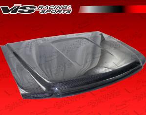 2007-2009 GMC Sierra 4dr VIS Carbon Fiber Hood - OEM Style