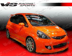 07-08 Honda Fit 4dr VIS Racing Techno R WB Body Kit - Fenders (Front)