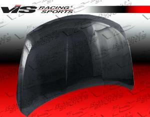 2007-2010 Nissan Versa 4dr/HB VIS Carbon Fiber Hood - OEM Style