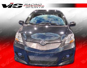 Carbon Fiber Front Bumper Lip Splitter Spoiler Body Kit For Toyota Yaris iA  /R 