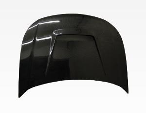 2008-2011 Ford Focus 2dr/4dr VIS Carbon Fiber Hood - Invader Style