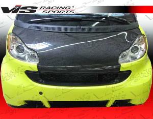 2008-2015 Smart FR2 2dr VIS Carbon Fiber Hood - OEM Style