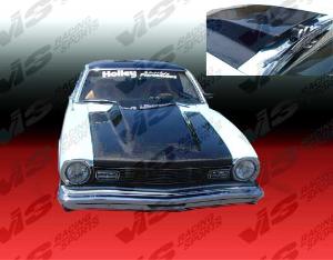 70-77 Ford Maverick 2dr VIS Carbon Fiber Hood - Cowl Induction Style