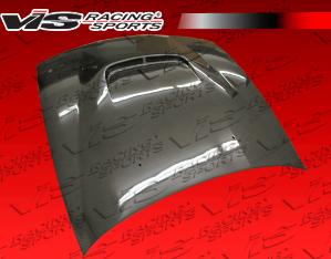 89-94 Nissan S13 2dr VIS Carbon Fiber Hood - JS Style